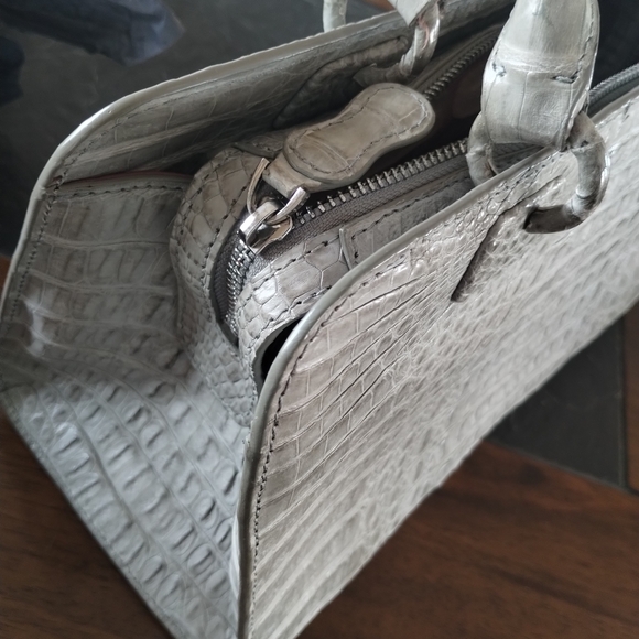 CROCODILE HANDBAG CELESTINA, Exclusive Specialist In Exotic Skins - Picture 4 of 13